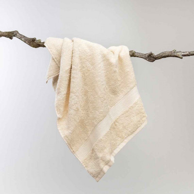 Cotton towel set 2pcs. | Cream