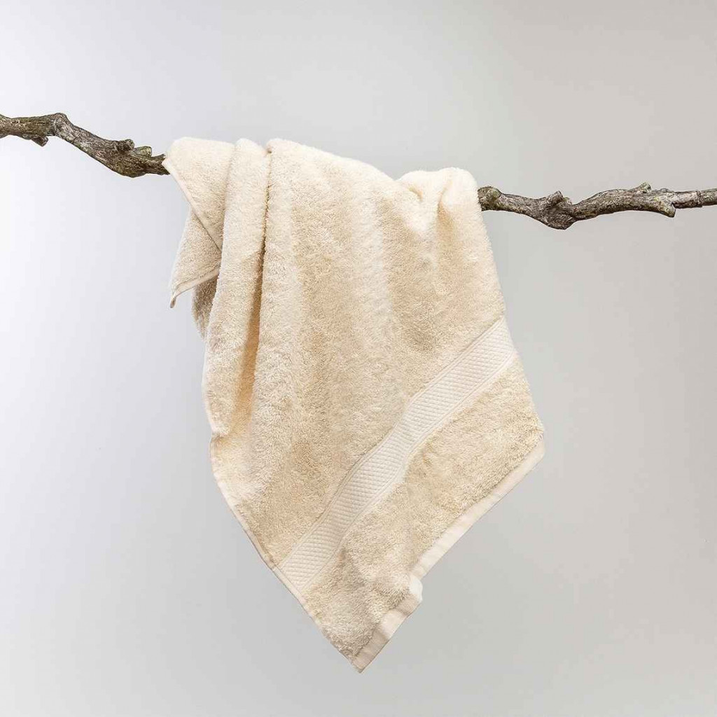 Cotton towel set 2pcs. | Cream