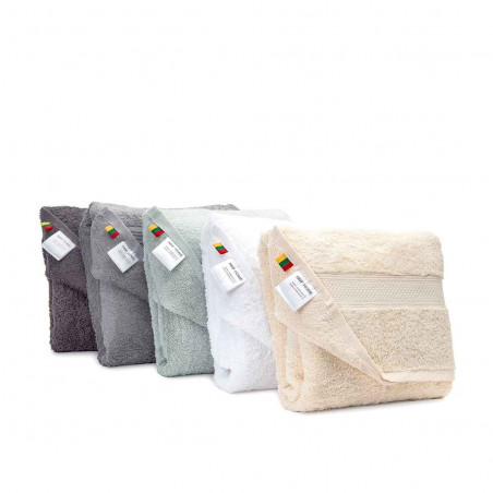 Cotton towel set 2pcs. | Cream