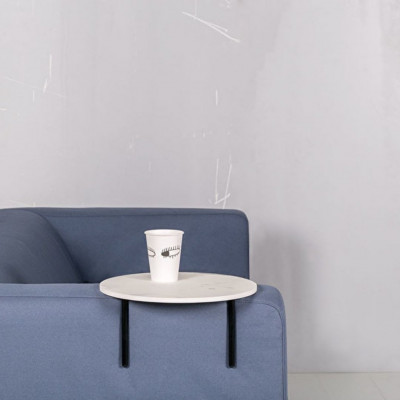Helper round sofa table | Marble