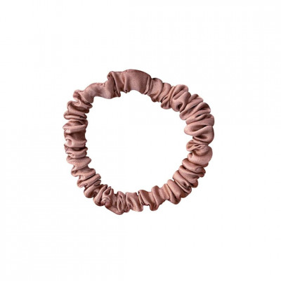 Dabīga zīdkoka zīda matu gumija | Pelnu rozā