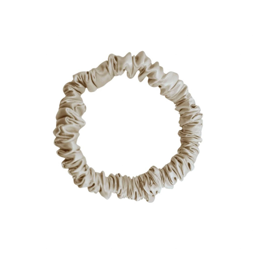 Natural Mulberry Silk Hair Band | Creamy Natural Mulberry Silk Hair Band | Creamy