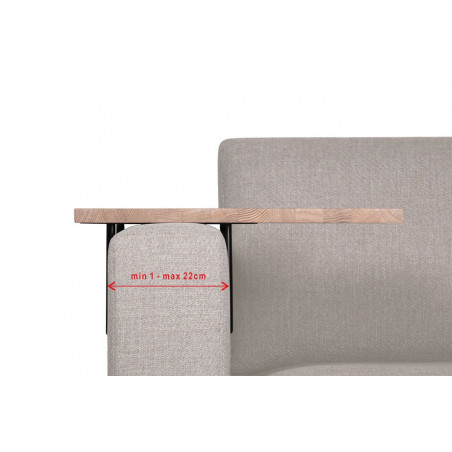 Helper large sofa table | Bleached oak