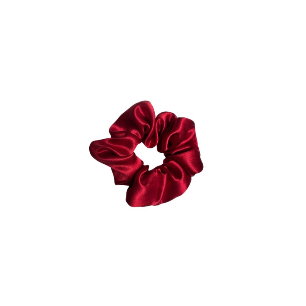 Natural mulberry silk big hair band | Red Natural mulberry silk big hair band | Red