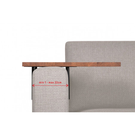 Large sofa table Helper | Chocolate