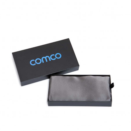 Silk pillowcases 2pcs + Gift | Dark grey