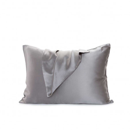 Silk pillowcases 2pcs + Gift | Light grey