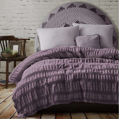 Bedspread APOLLO Plume | Purple