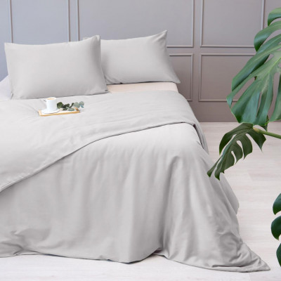 Satin bed linen Premium | Silver