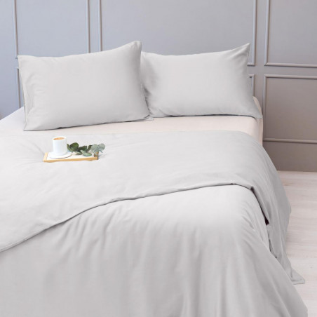 Satin bed linen Premium | Silver