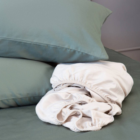 Premium satin bed linen | Green