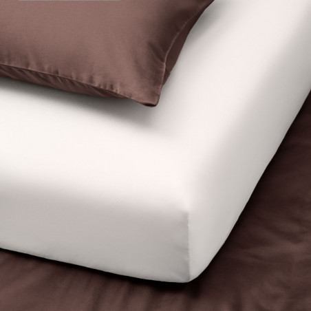 Premium satin bed linen | Brown