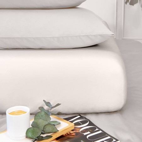 Premium satin bed linen | Cream