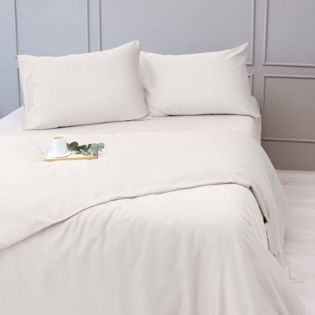 Premium satin bed linen | Cream