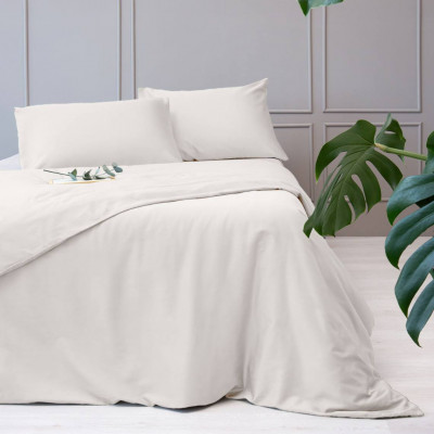 Premium satin bed linen | Cream