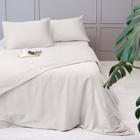 Premium satin bed linen | Cream