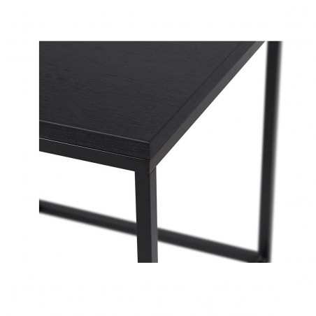 Square coffee table FOREST | Black oak