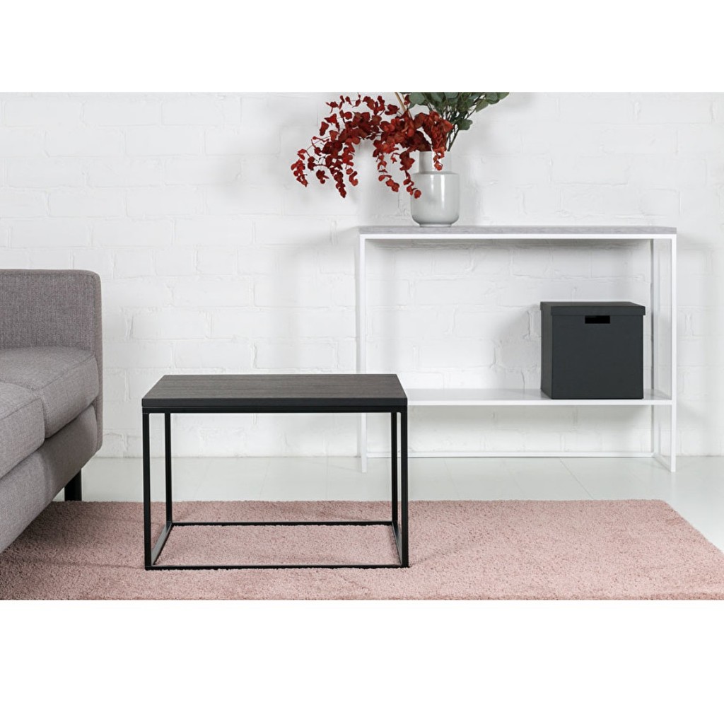 Square coffee table FOREST | Black oak