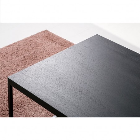 Square coffee table FOREST | Black oak