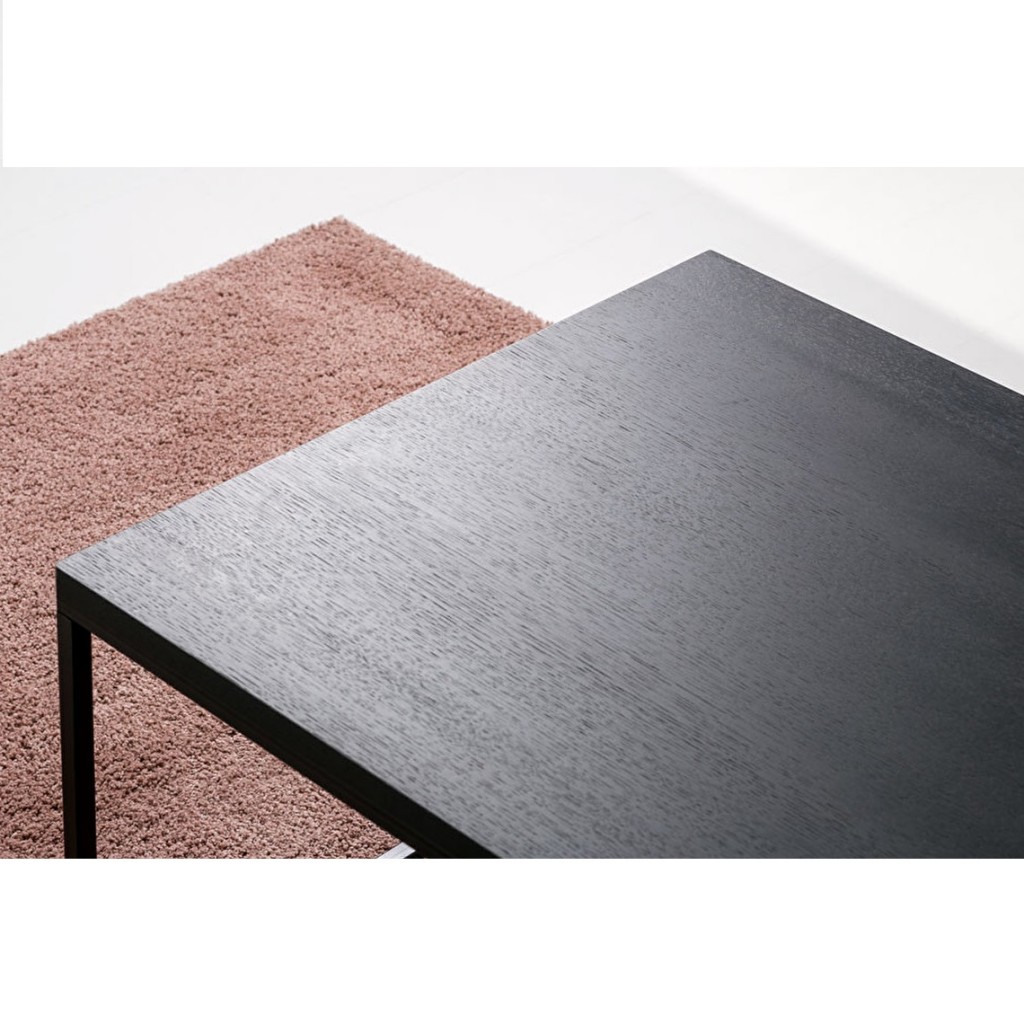 Square coffee table FOREST | Black oak