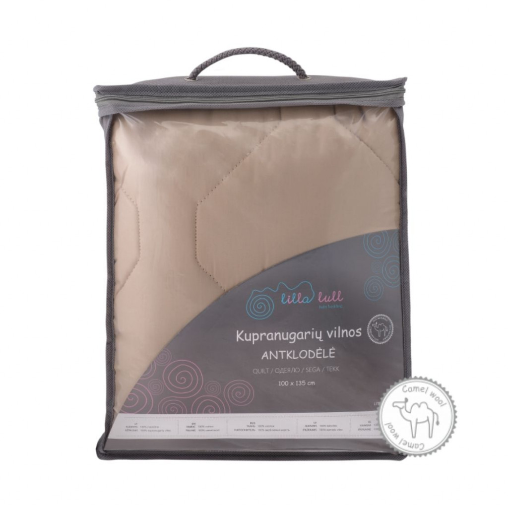 Baby blanket with camel wool Baby blanket with camel wool