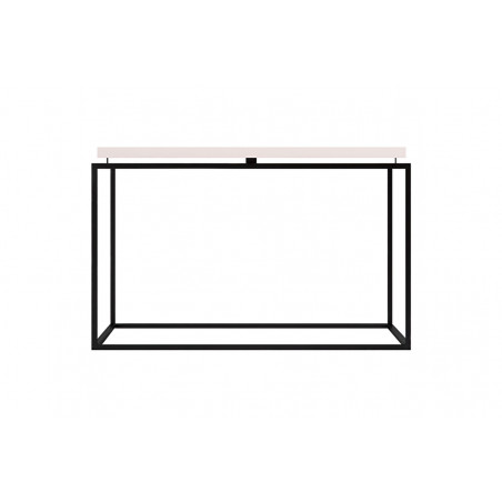 Coffee table Circle in Square | Pink
