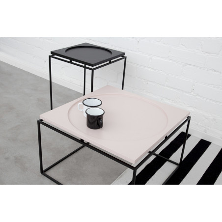 Kafijas galdiņš Kvadrātveida aplis | Rozā | kafijas-galdini | NMF Home