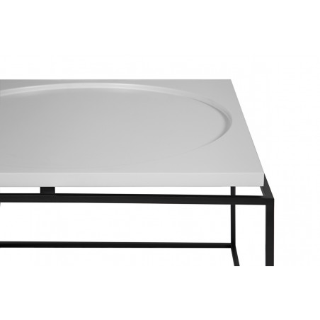 Кофейный столик Circle in Square | Grey