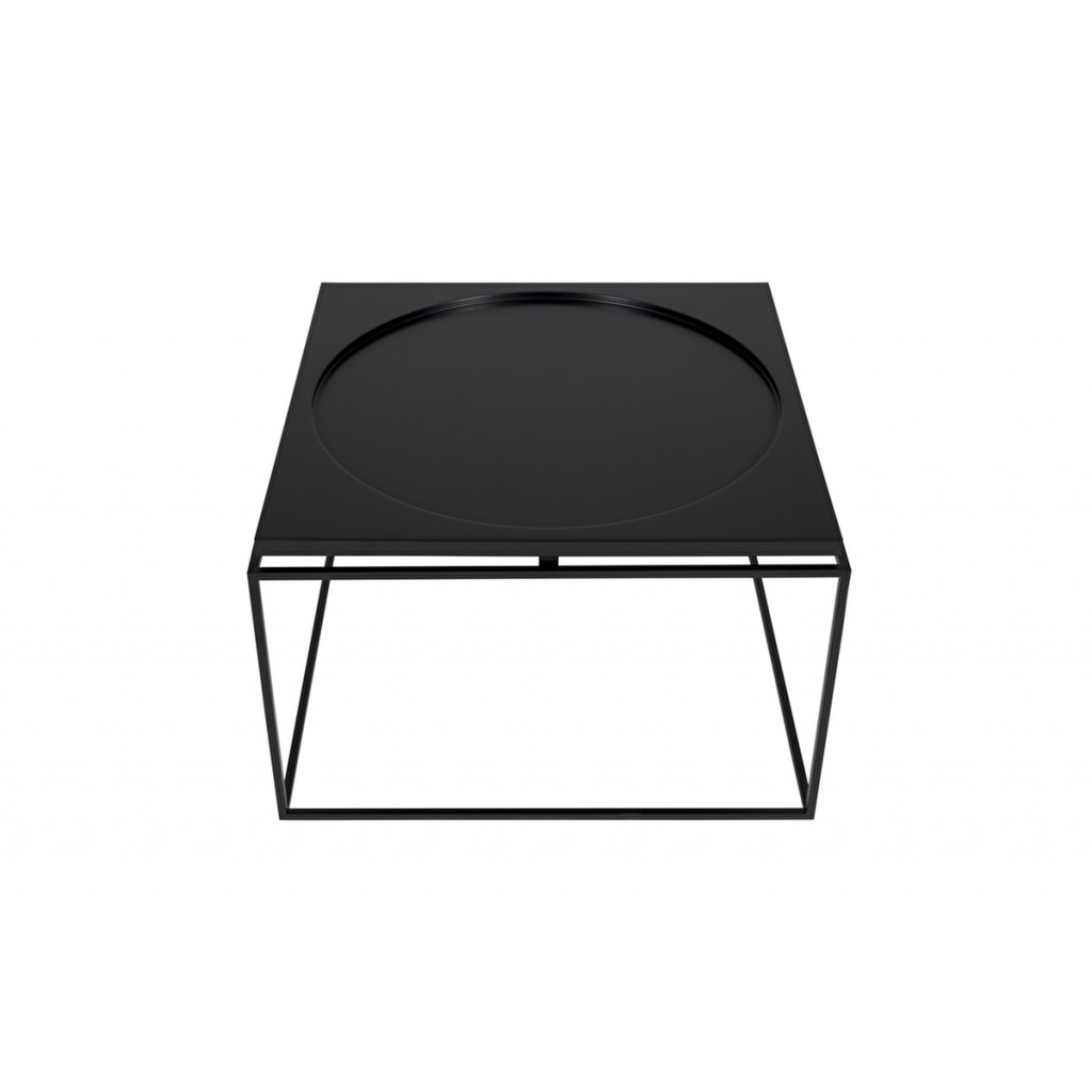 Kafijas galdiņš Kvadrātveida aplis | Melns | kafijas-galdini | NMF Home