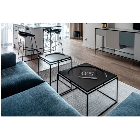 Кофейный столик Circle in Square | Black