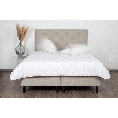Gulta ar matraci Nice de Lux | Bēšs | gultas | NMF Home