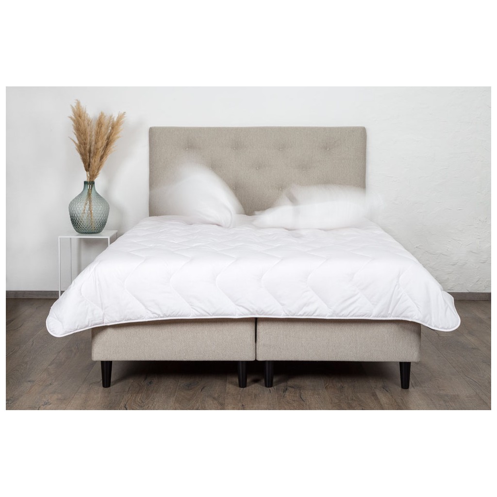 Bed with mattress Nice de Lux | Beige