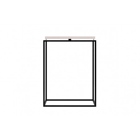 Side table Circle in Square Pink