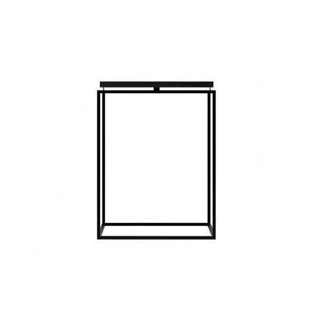 Side table Circle in Square | Black