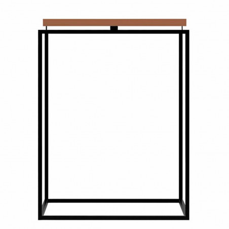 Side table Circle in Square | Terracotta
