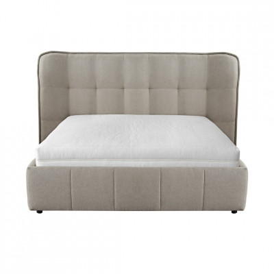 Bed with mattress Dallas | Beige