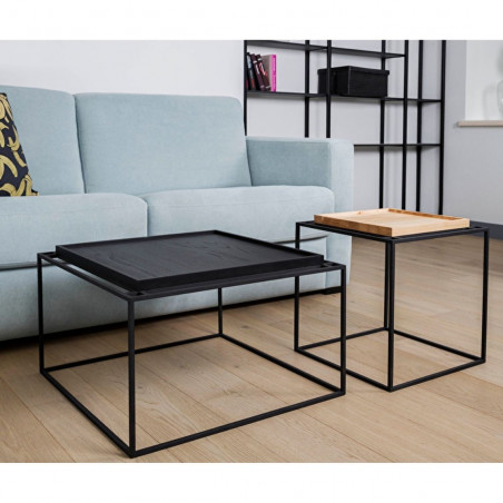 Coffee table Tray Black