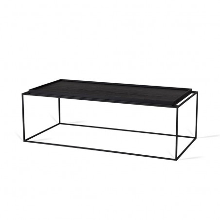 Long coffee table Tray Black