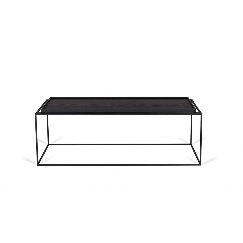 Long coffee table Tray Black Long coffee table Tray Black