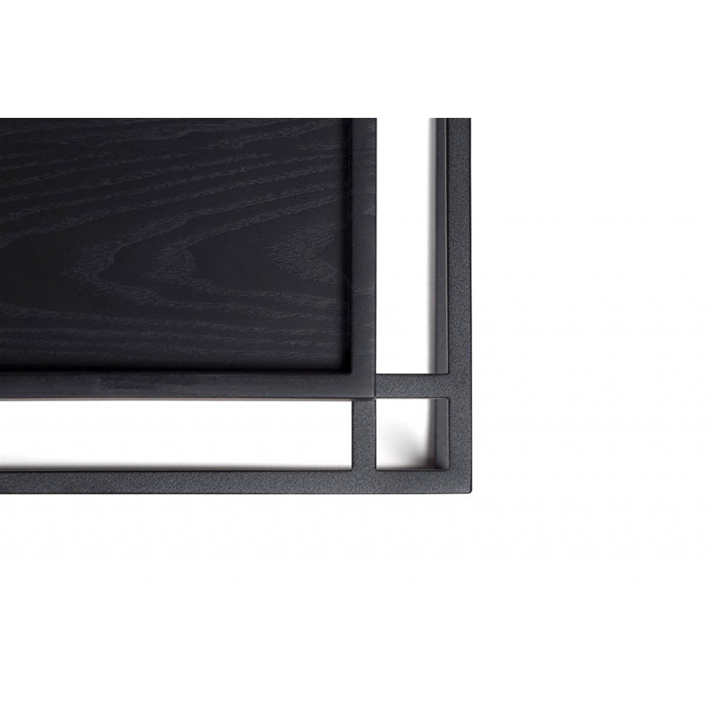 Long coffee table Tray Black Long coffee table Tray Black
