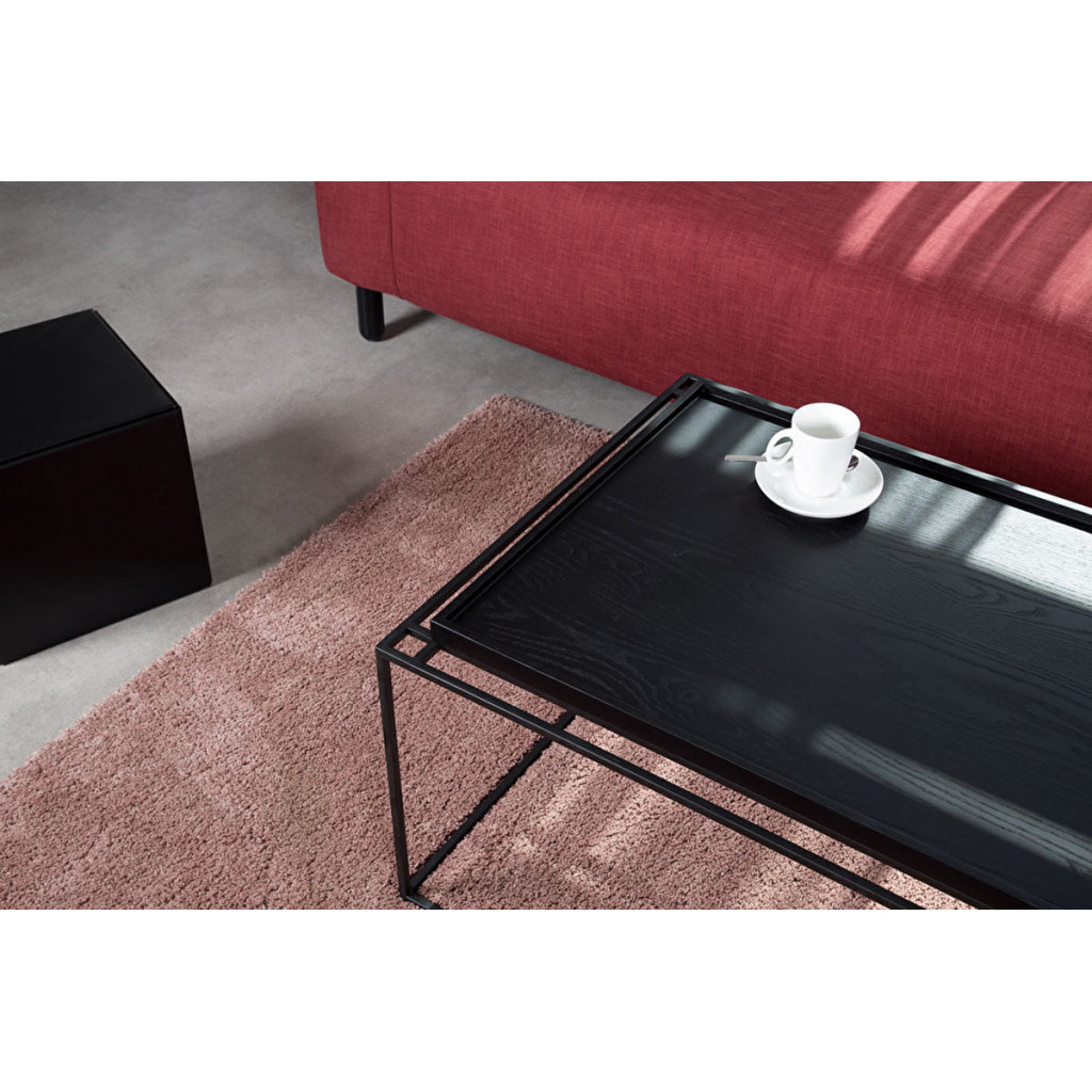Long coffee table Tray Black Long coffee table Tray Black
