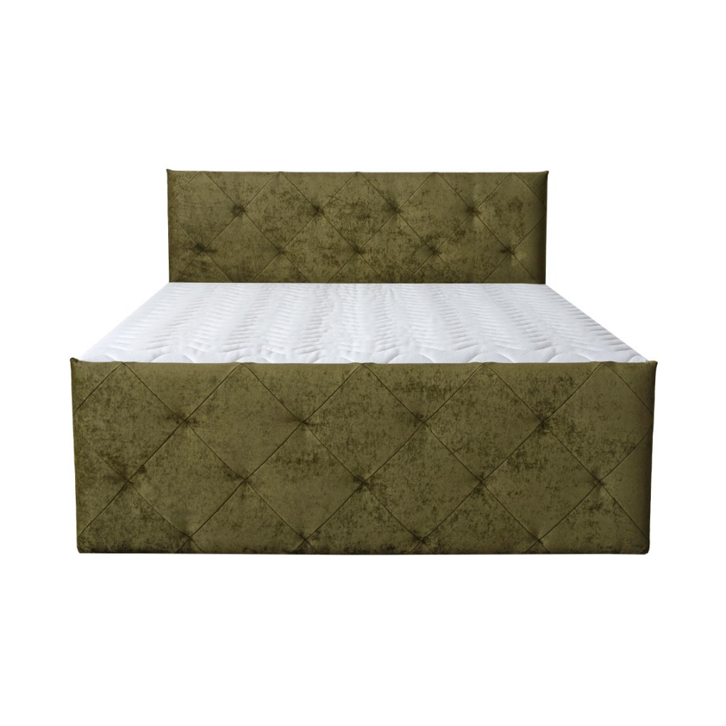 Bed with mattress Dubaj | Green