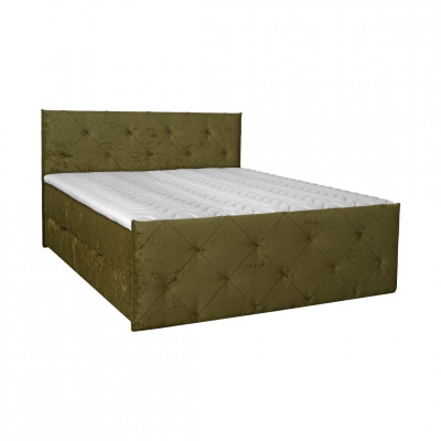 Bed with mattress Dubaj | Green