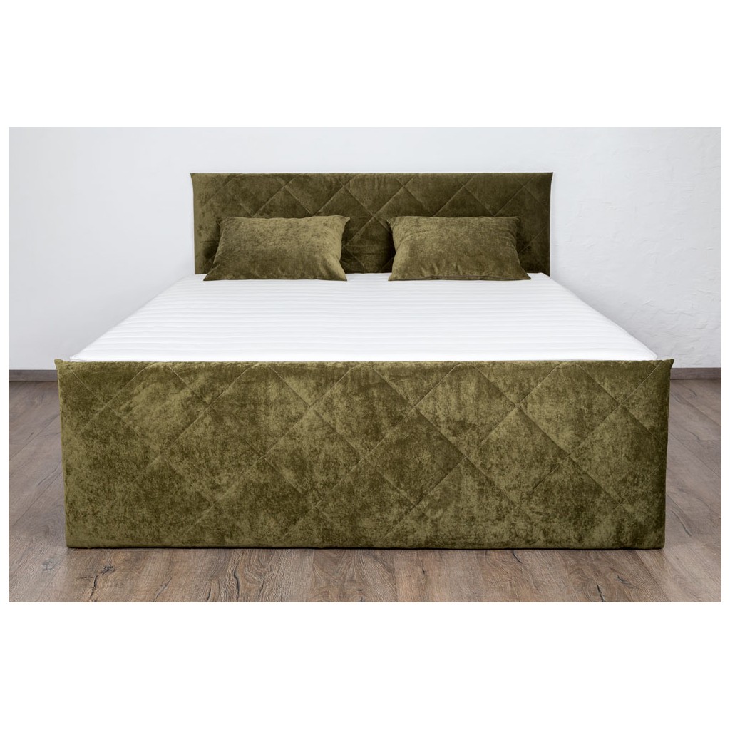 Bed with mattress Dubaj | Green