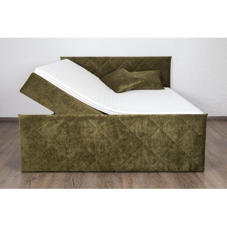 Bed with mattress Dubaj | Green