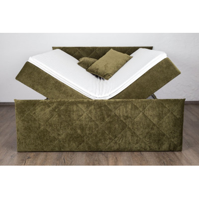 Bed with mattress Dubaj | Green