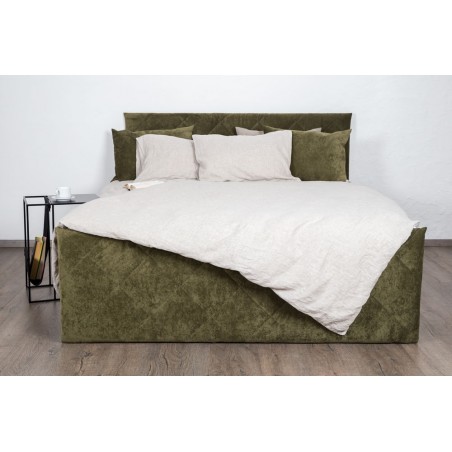 Bed with mattress Dubaj | Green