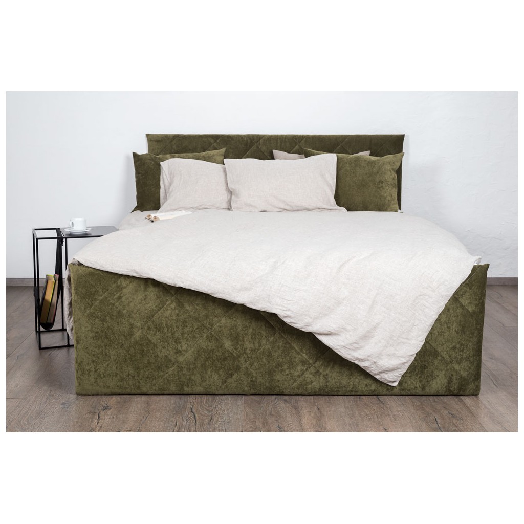 Bed with mattress Dubaj | Green