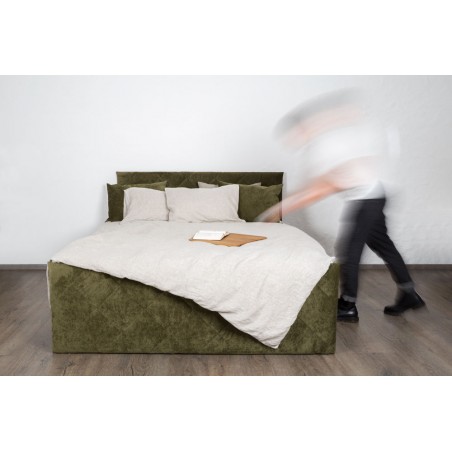 Bed with mattress Dubaj | Green