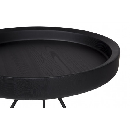 Round coffee table HYGGE | Black